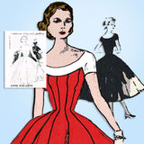 1950s Rare Vintage Designer Spadea Pattern 1171 Uncut Anne Fogarty Dress 33.5 B - Vintage4me2