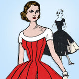 1950s Rare Vintage Designer Spadea Pattern 1171 Uncut Anne Fogarty Dress 33.5 B - Vintage4me2