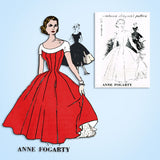 1950s Rare Vintage Designer Spadea Pattern 1171 Uncut Anne Fogarty Dress 33.5 B - Vintage4me2