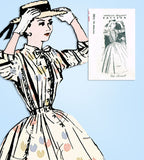 1950s Rare Vintage Designer Spadea Pattern 1182 Uncut Vera Maxwell Dress Sz 34 B - Vintage4me2
