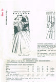 1950s Rare Vintage Designer Spadea Pattern 1182 Uncut Vera Maxwell Dress Sz 34 B - Vintage4me2