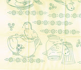 1940s Vintage Superior Embroidery Transfer 156 Uncut Bird & Dishes Tea Towels - Vintage4me2