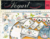 1950s Vintage Vogart Embroidery Transfer 185 Uncut Garden Gal Pillowcases -vintage4me2