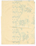 1950s Vintage Vogart Embroidery Transfer 275 Uncut Small Floral Pillowcase Motif