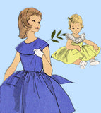 Vogue 2803: 1950s Toddler Girls Jumper or Dress Size 6 Vintage Sewing Pattern