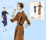 Vogue Couturier Pattern 560: 1950s Misses Dress Size 36 B Vintage Sewing Pattern