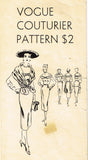 Vogue Couturier 626: 1950s Misses Cocktail Dress Sz 36 B Vintage Sewing Pattern