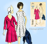 Vogue Special 6265: 1960s Uncut Misses Dress & Jacket Sz 34 B Vintage Sewing Pattern