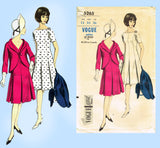 Vogue Special 6265: 1960s Uncut Misses Dress & Jacket Sz 34 B Vintage Sewing Pattern