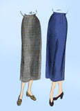 1940s Vintage Vogue Sewing Pattern 6577 Misses Easy Skirt
