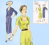 Vogue 6995: 1950s Stunning Misses Dress & Bolero Sz 32 B Vintage Sewing Pattern