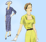 Vogue 6995: 1950s Stunning Misses Dress & Bolero Sz 32 B Vintage Sewing Pattern