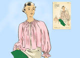 Vogue 7177: 1930s Charming Misses Bedjacket Sz Medium Vintage Sewing Pattern