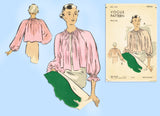Vogue 7177: 1930s Charming Misses Bedjacket Sz Medium Vintage Sewing Pattern