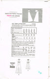 Vogue 8724: 1970s Very Easy Vogue Sexy Disco Dress Sz 10 Vintage Sewing Pattern