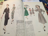1950s Rare Vintage Vogue Tab Counter Catalog 100s of Pages Hardbound April 1950