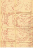 1940s Workbasket Embroidery Transfer #80 Uncut School House Kids Potholders