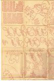 1940s Workbasket Embroidery Transfer #80 Uncut School House Kids Potholders