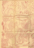 1940s Workbasket Embroidery Transfer #92 Uncut Baby Bibs Canning Labels & More - Vintage4me2