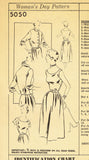 1950s Vintage Woman's Day Sewing Pattern 5050 Uncut Misses Dress & Jacket Sz 34B - Vintage4me2
