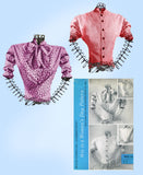 1950s Vintage Woman's Day Sewing Pattern 5052 Uncut Misses Blouse Set Sz 34 Bust - Vintage4me2