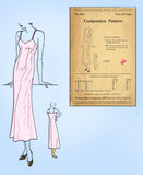 1930s Original Vintage Woman's Home Companion Pattern 5478 Misses Slip Sz 36 B - Vintage4me2