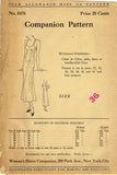 1930s Original Vintage Woman's Home Companion Pattern 5478 Misses Slip Sz 36 B - Vintage4me2