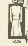 Anne Adams 4320: 1940s Misses WWII 2 Piece Suit Size 34 B Vintage Sewing Pattern - Vintage4me2