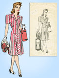 Anne Adams 4320: 1940s Misses WWII 2 Piece Suit Size 34 B Vintage Sewing Pattern - Vintage4me2