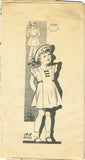 1930s Vintage Anne Adams Sewing Pattern 4360 Toddler Girls Princess Dress Size 6