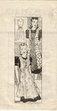 Anne Adams 4394: 1940s Charming Misses WWII Apron Sz MED Vintage Sewing Pattern