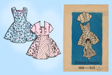Anne Adams 4506: 1950s Toddler Girls Dress & Bolero Sz 2 Vintage Sewing Pattern