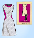 Anne Adams 4521: 1960s Misses Mod Dress Sz 38 Bust Vintage Sewing Pattern - Vintage4me2