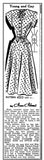 Anne Adams 4523: 1940s Misses Keyhole Dress Size 36 Bust Vintage Sewing Pattern - Vintage4me2
