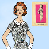 Anne Adams 4573: 1960s Misses Day Dress Sz 36 Bust Vintage Sewing Pattern