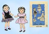 Anne Adams 4576: 1950s Cute 14 Inch Doll Clothes Set Vintage Sewing Pattern