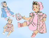 Anne Adams 4580: 1940s Cute 12 Inch Doll Clothes Set Vintage Sewing Pattern