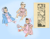 Anne Adams 4580: 1940s Cute 20 Inch Doll Clothes Set Vintage Sewing Pattern