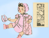 Anne Adams 4580: 1940s Cute 20 Inch Doll Clothes Set Vintage Sewing Pattern