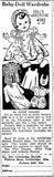Anne Adams 4580: 1940s Cute 20 Inch Doll Clothes Set Vintage Sewing Pattern