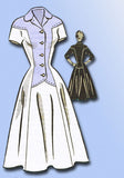 1950s Vintage Anne Adams Sewing Pattern 4616 Uncut Misses Dress Size 18 36B