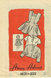 1950s Vintage Anne Adams Sewing Pattern 4621 Toddler Girls Jumper Dress Size 2