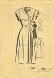 1940s Anne Adams Pattern 4639 Stunning Uncut Misses Step Dress 36 B