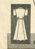 Anne Adams 4650: Vintage Sewing Pattern Plus Size WWII Dress Sz 42 Bust