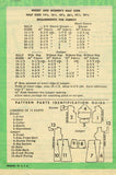 1950s Vintage Anne Adams Sewing Pattern 4654 Plus Size Jumper Dress Size 43 Bust