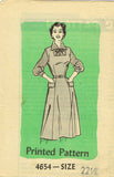 1950s Vintage Anne Adams Sewing Pattern 4654 Plus Size Jumper Dress Size 43 Bust