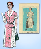 1950s Vintage Anne Adams Sewing Pattern 4657 Uncut Misses Dress and Jacket 34B