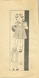 Anne Adams 4658: 1930s Toddler Girls Jumper Dress Size 6 Vintage Sewing Pattern