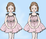 1950s Vintage Toddler Girls Sun Dress VTG Anne Adams Sewing Pattern 4672 Size 6