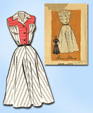 1950s Vintage Anne Adams Sewing Pattern 4698 Uncut Misses House Dress Size 12